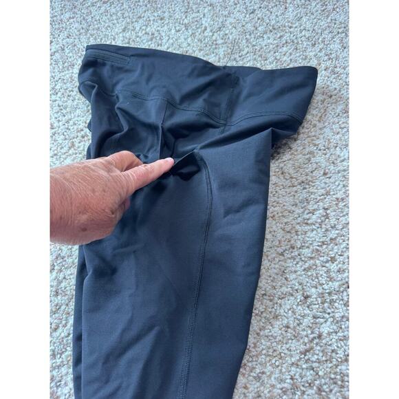 LULULEMON Athletica Wunder Train Cropped Tights/leggings w/ Pockets, Black; 6 - Picture 8 of 8